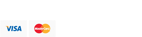 Secure checkout, privacy protected; Visa and Mastercard accepted